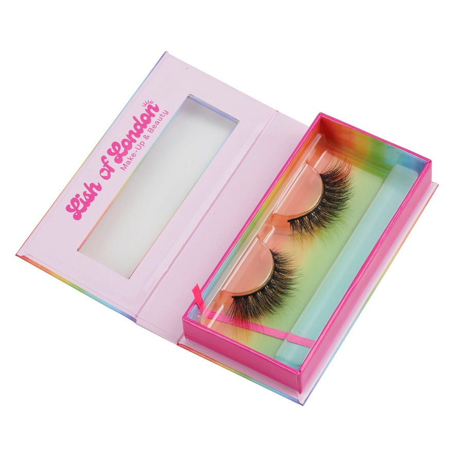 UNICORN COLLECTION RED LUXURY MINK VEGAN LASHES