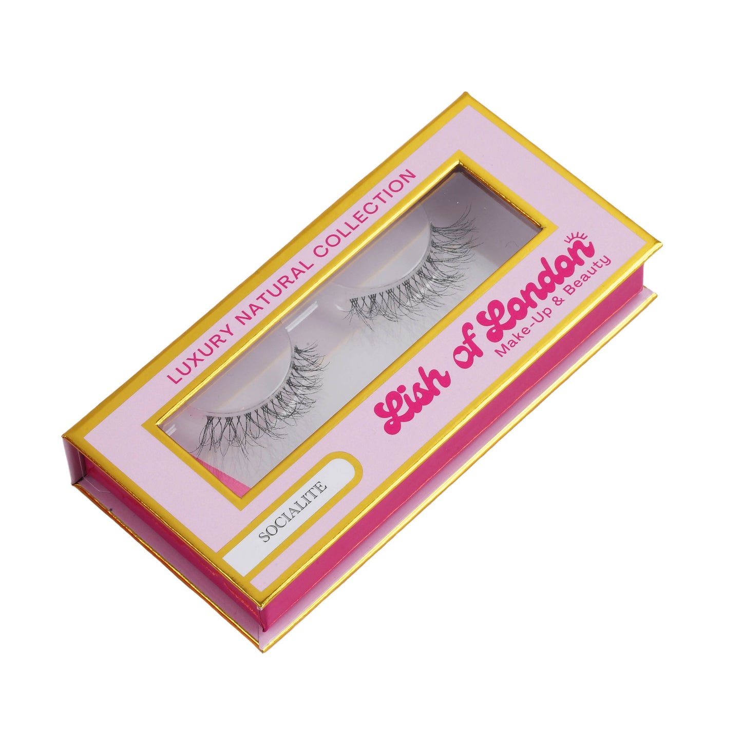 LUXURY NATURAL LASHES BIO DEGRADABLE PLANT BASED SOCIALITE